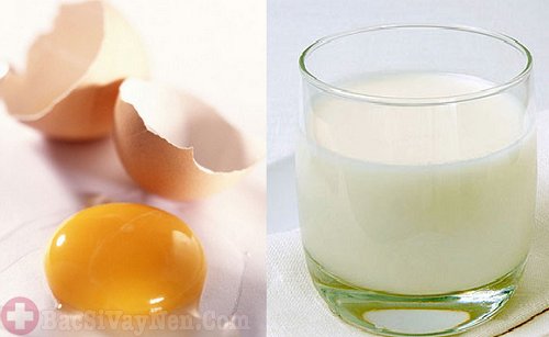 Chữa bệnh vẩy nến bằng lòng đỏ trứng gà và sữa tươi