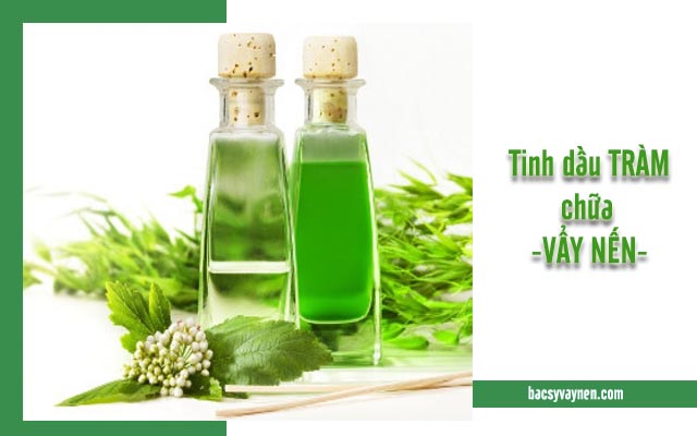 tinh dầu tràm chữa vẩy nến