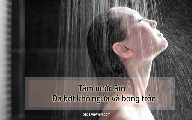 cách giảm khô ráp và ngứa trên da