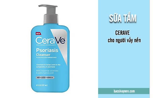 sữa tắm Cerave trị vẩy nến